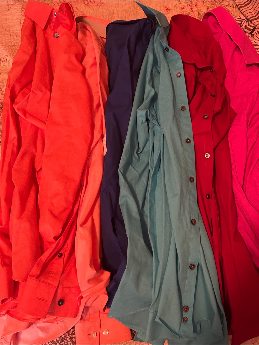 Lot of 6 Men’s Dress Shirts 15-15 1/2 32-33
